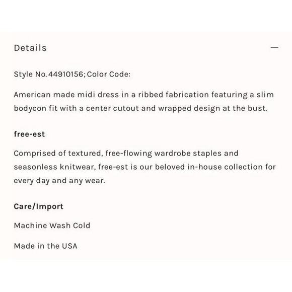 Free People Beach Vroom Vroom Ribbed Cutout Tie Waist Midi Dress Tan Size L - Picture 2 of 10